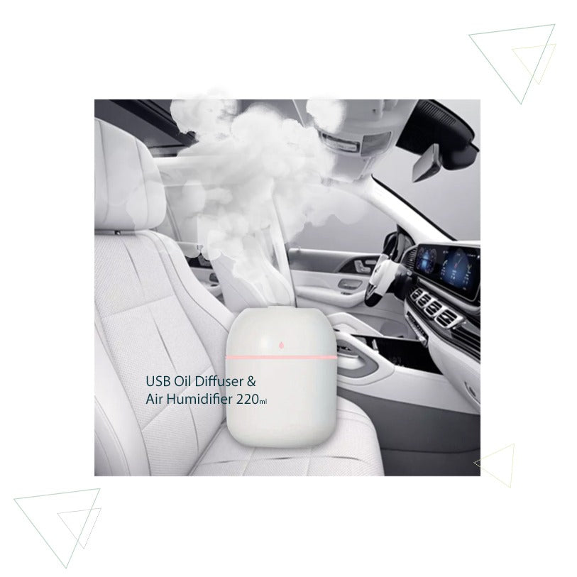 2024's Essential: 220ml Car USB Oil Diffuser & Air Humidifier - Elevate Any Space with Aromatherapy