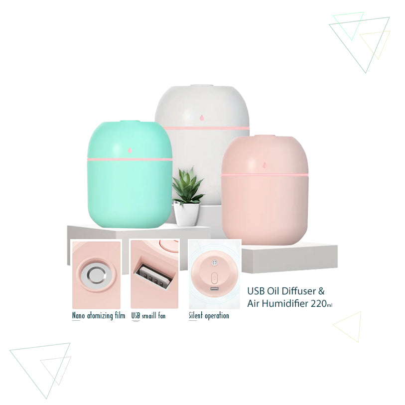 2024's Essential: 220ml Car USB Oil Diffuser & Air Humidifier - Elevate Any Space with Aromatherapy