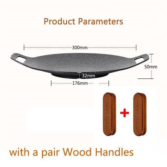 Portable Non-Stick Grill Pan: Your Outdoor Barbecue Companion